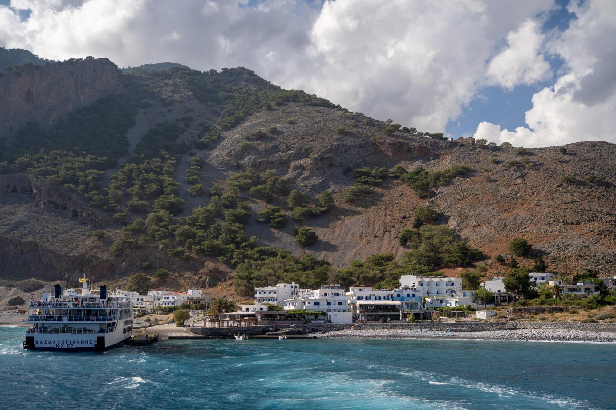 Giannis Rooms Agia Roúmeli Exterior foto